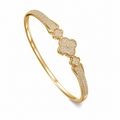Golden Blossom Bangle