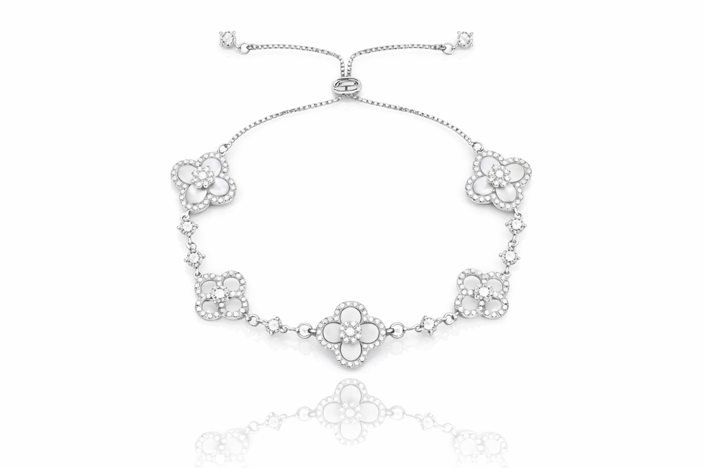 Silver Bloom Bracelet