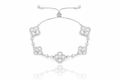 Silver Bloom Bracelet