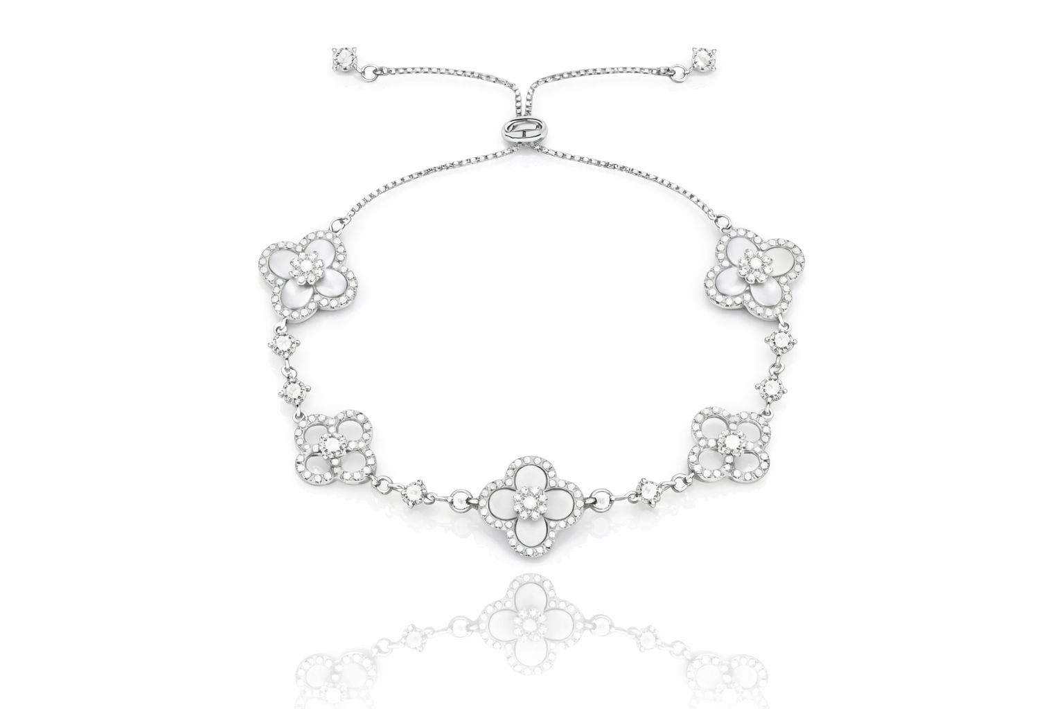 Silver Bloom Bracelet