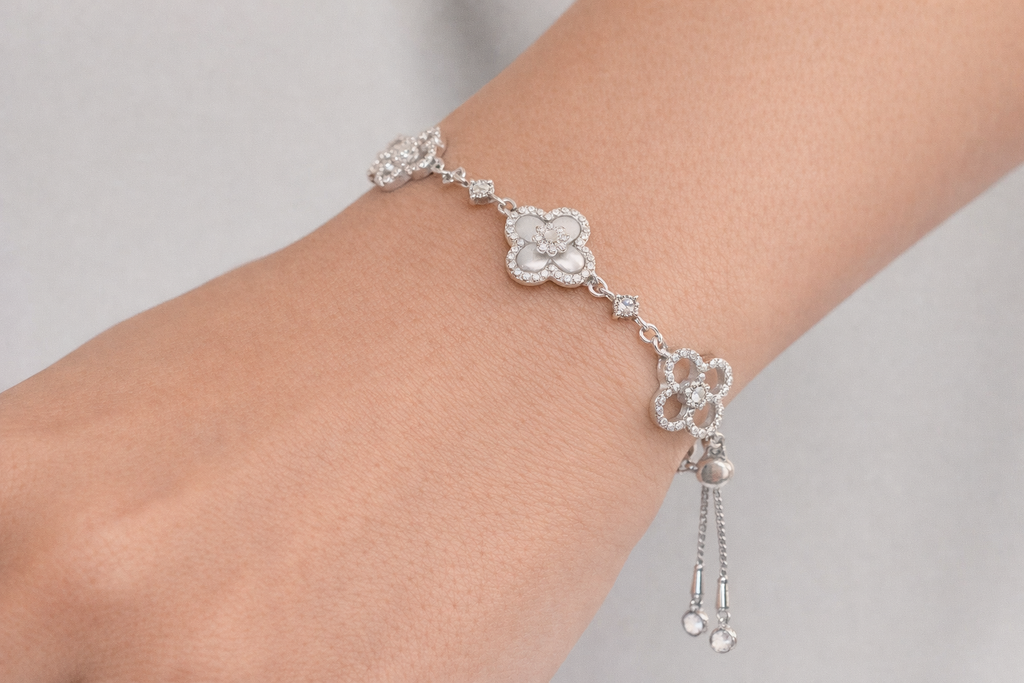 Silver Bloom Bracelet