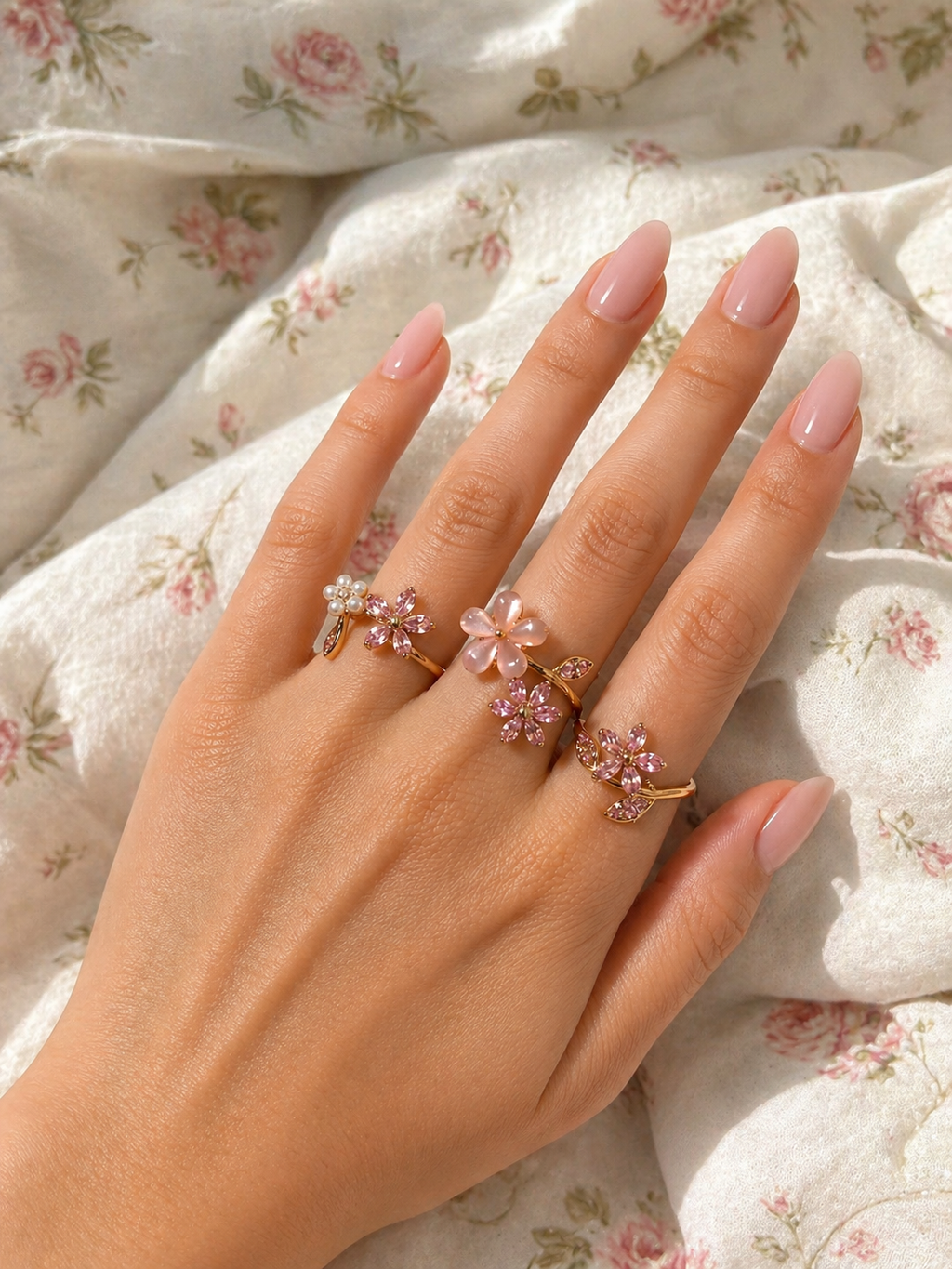 Rosy Petal Trio