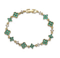 Emerald Blossom Bracelet